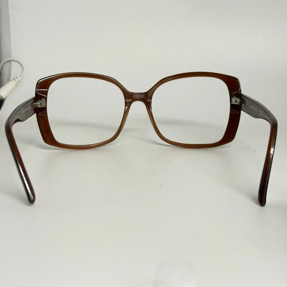 MAX&Co M&CO.114/S‎ Brown Grey Square Eyeglasses Frames 57-19-135 O1KN3